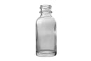 1oz/30ml BostonRound Clear Glass