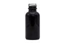 1oz/30ml BostonRound Shiny Black Glass